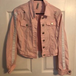 Pink Denim Jacket